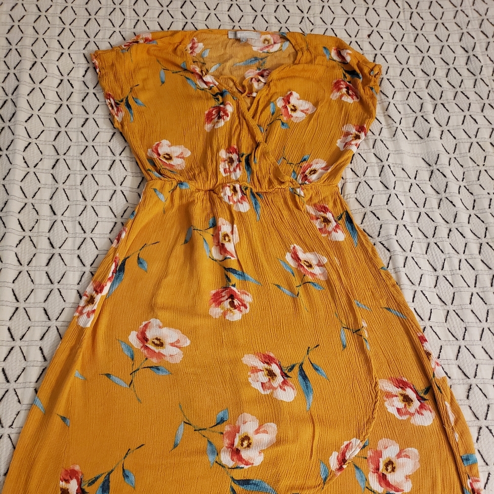 Sweet Rain Asymmetrical Wrap Dress